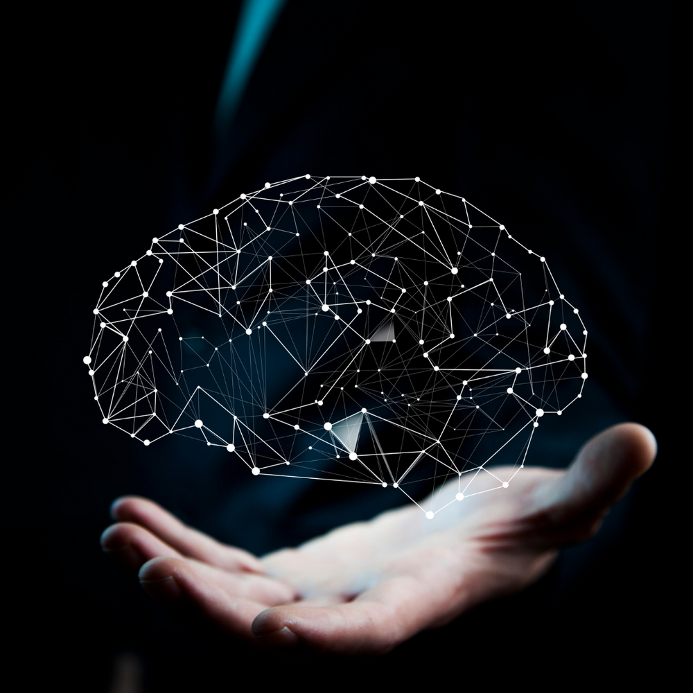 maosegurandoconstelacaoemformadecerebro